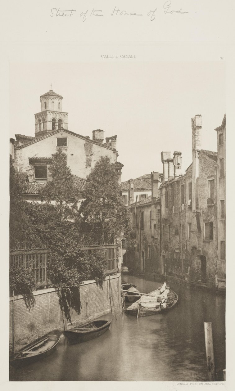 Gatan i Guds hus av Ferdinando Ongania