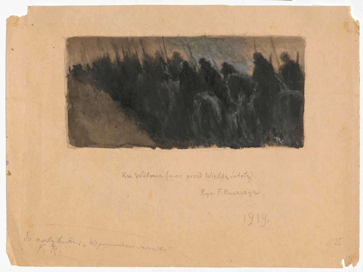 Nach Wilna (Nacht vor dem Karsamstag) av Ferdynand Ruszczyc
