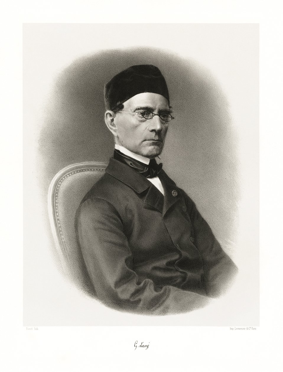Gabriel Lamé, 1865-66 av Feret