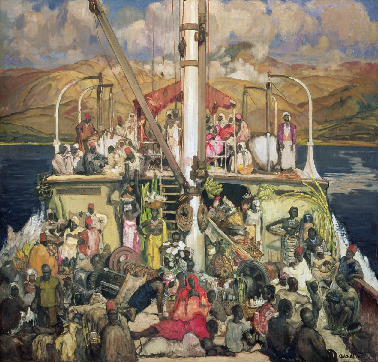 Färjan, c.1928-33 av Fernand Allard L