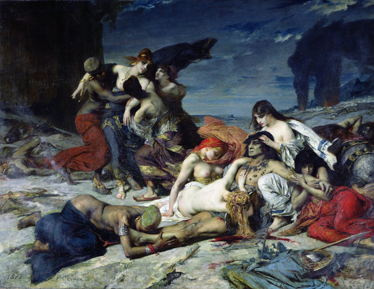 Ravanas död, 1875 av Fernand Cormon