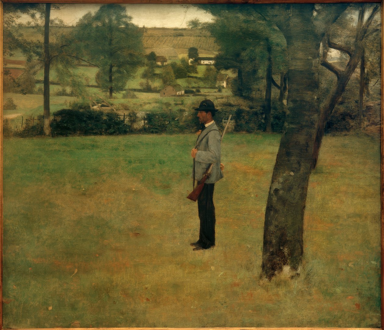 F.Khnopff, I Fosset. Viltvårdaren av Fernand Khnopff