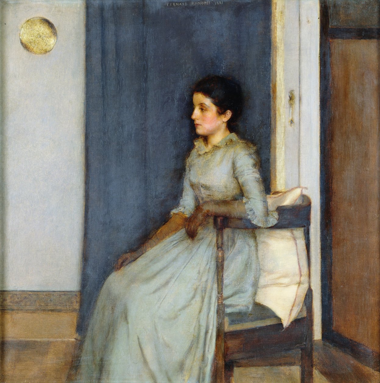 Miss Monnom, 1887 av Fernand Khnopff