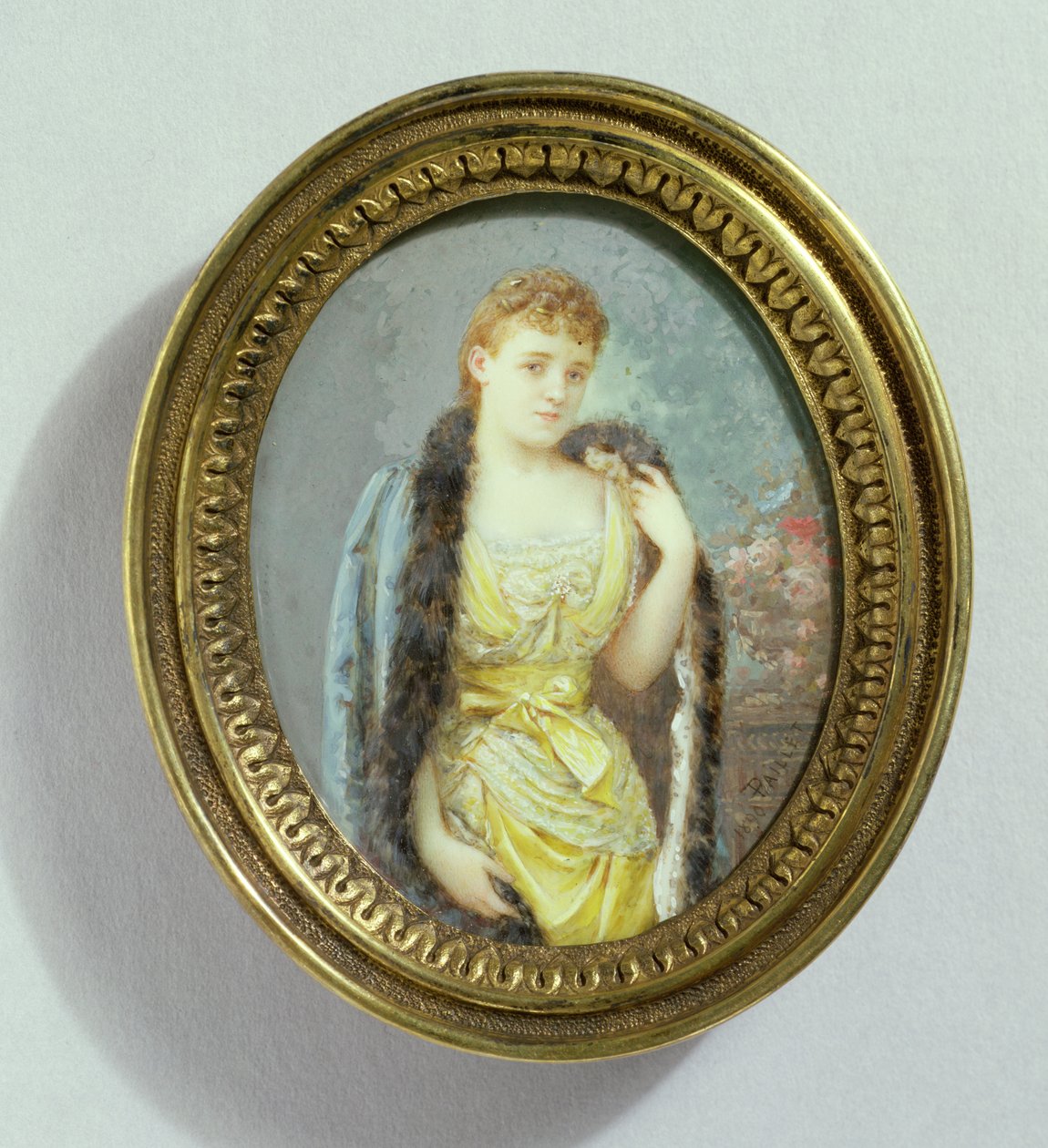 Porträtt av Edith Wharton (1862-1937), 1890 av Fernand Paillet