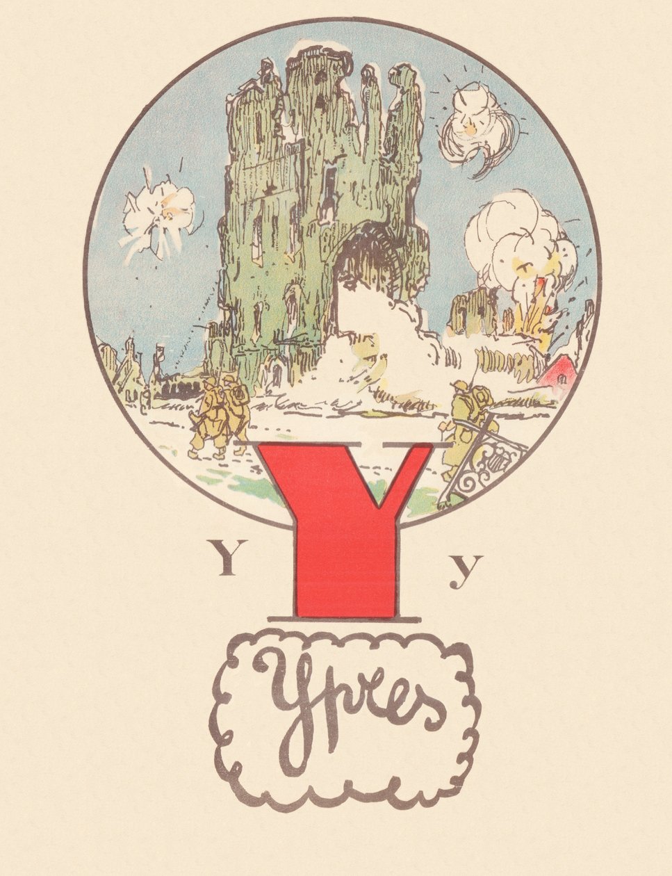Ypres, Belgien av Fernand Allard L