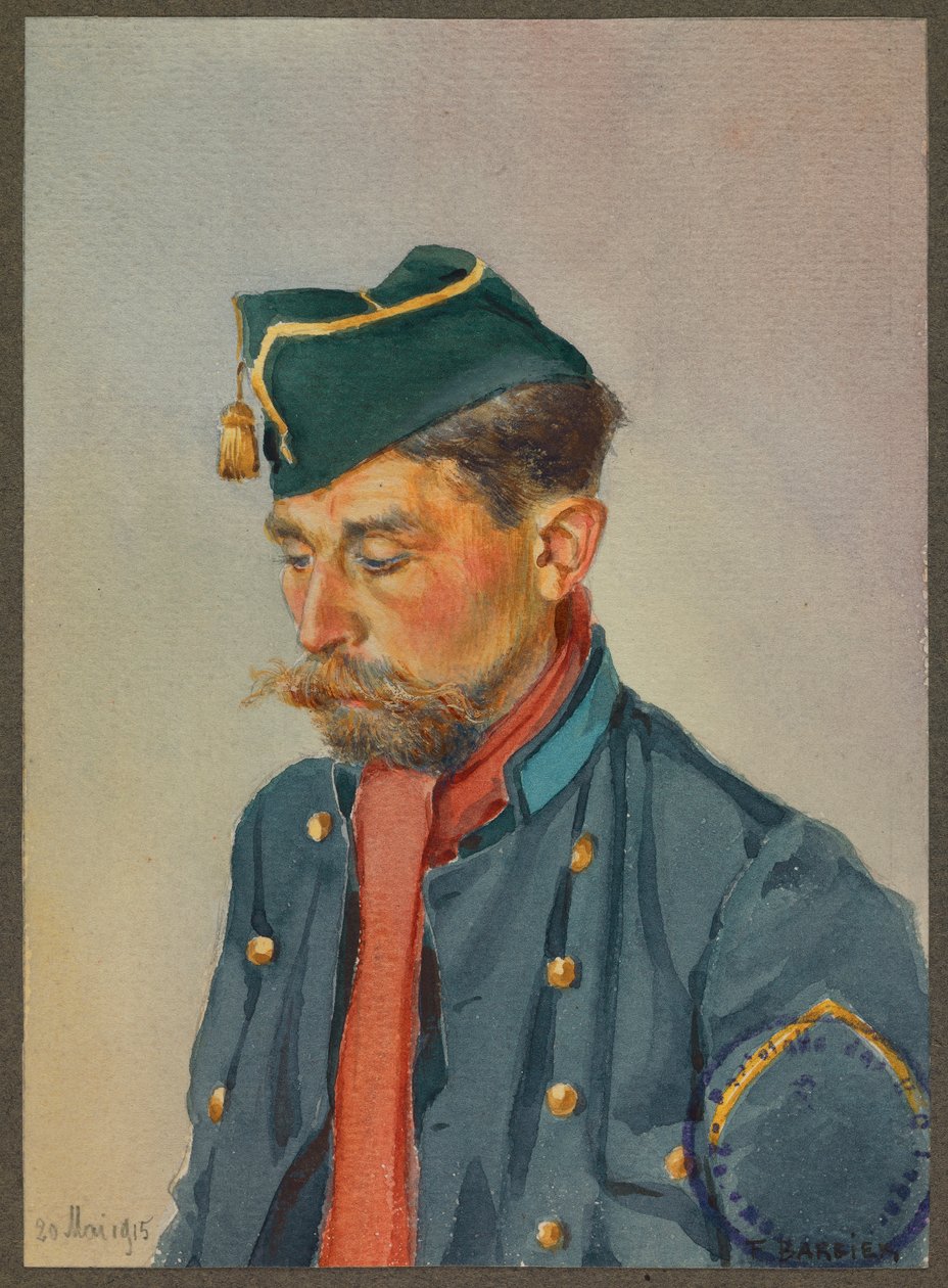 En belgisk lansiär, Gustrow av Fernand Barbier
