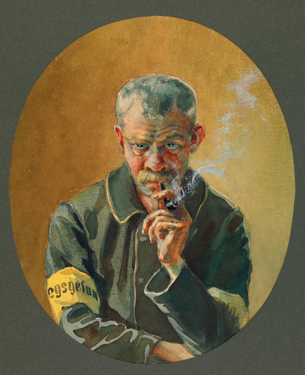 En civil fånge från norra Frankrike, Gustrow av Fernand Barbier