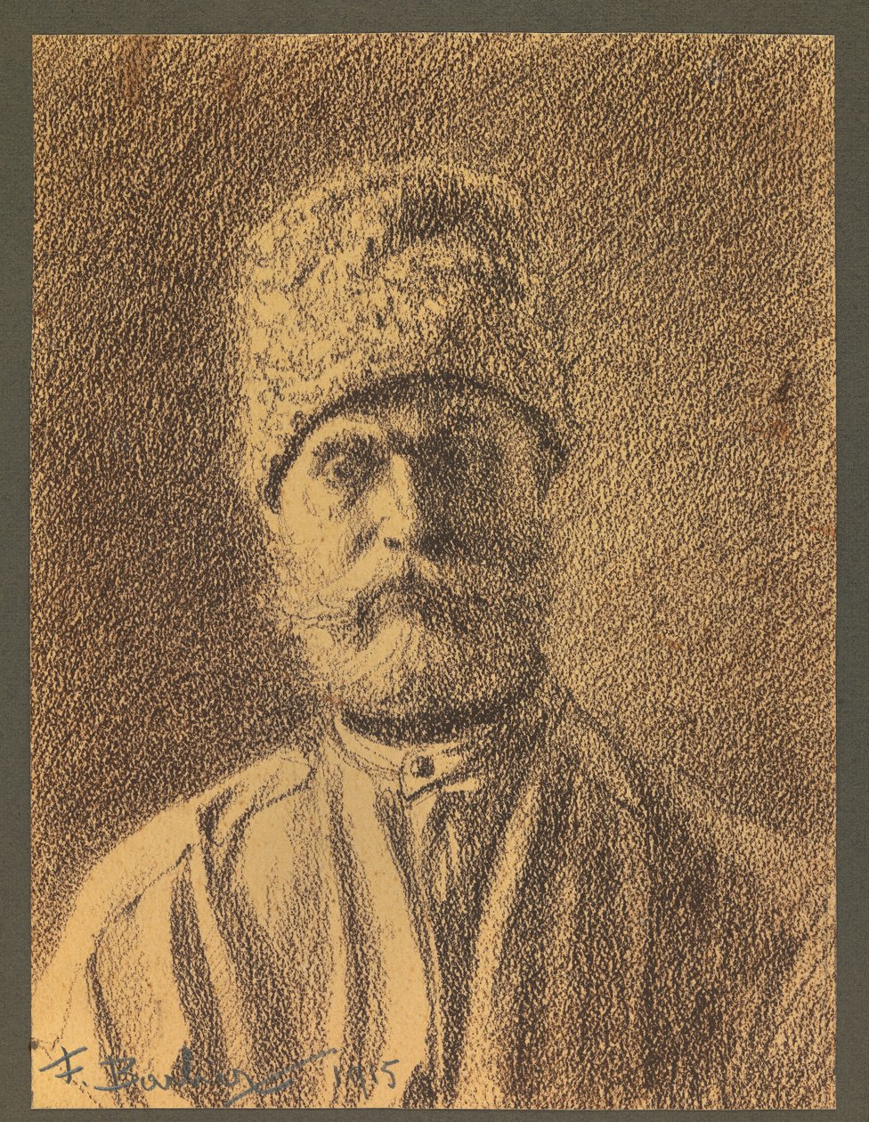 Porträtt av en rysk fånge av Fernand Barbier