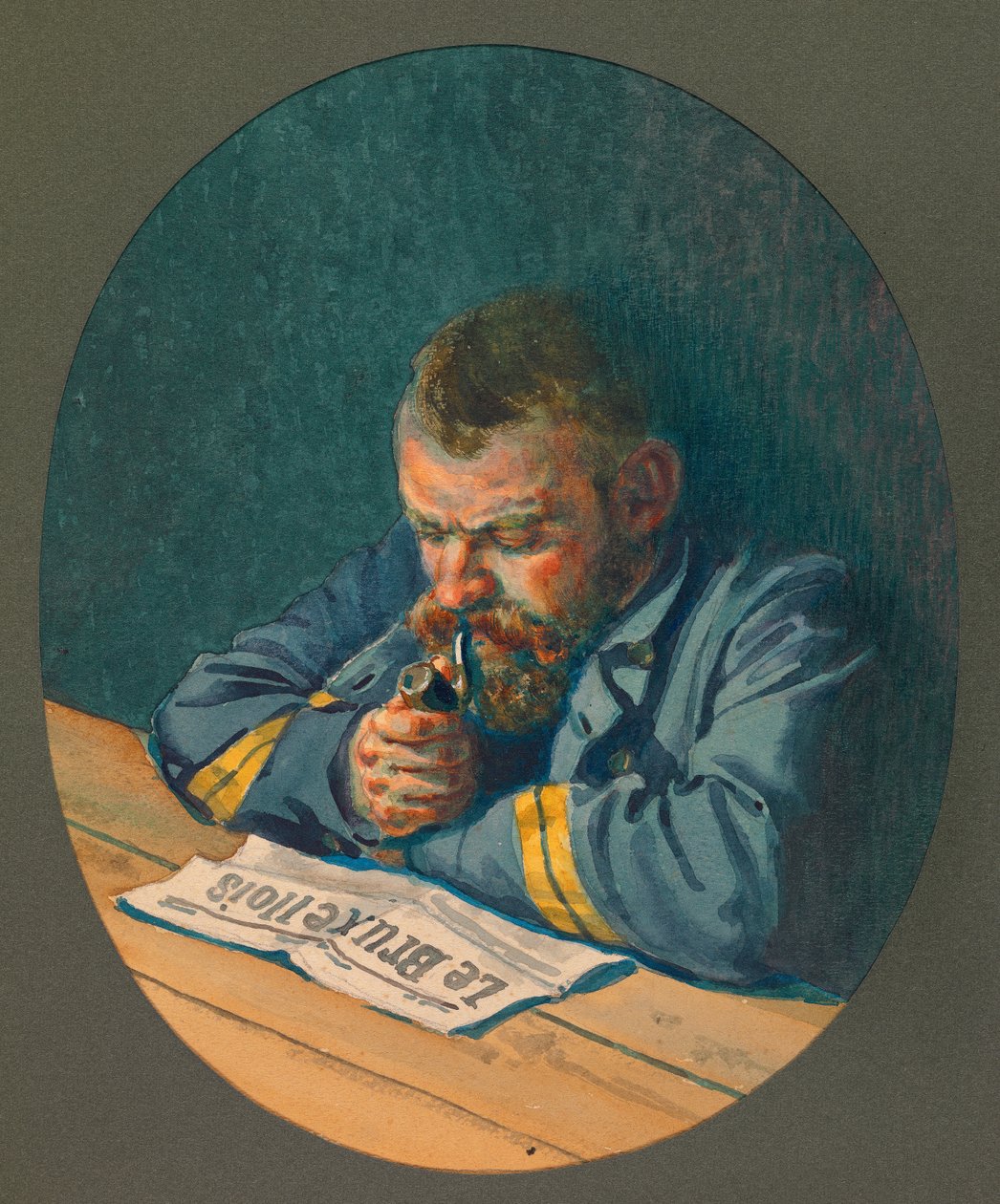 min vän Liard , läsningen av Bruxellois på Gustrow av Fernand Barbier