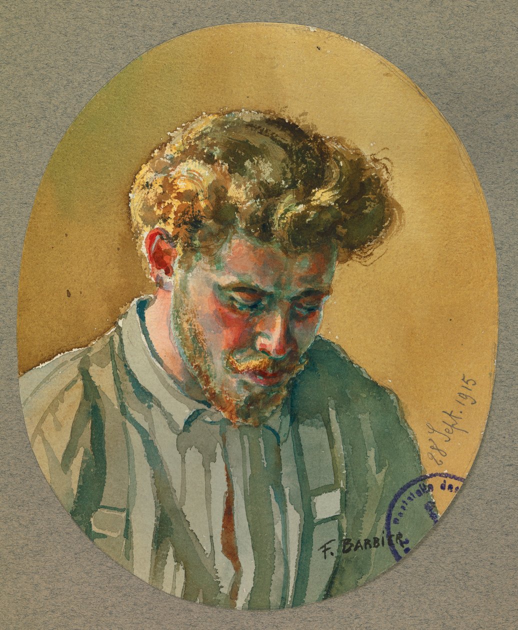 fånge Delaborde, en vän från Gustrow-lägret av Fernand Barbier