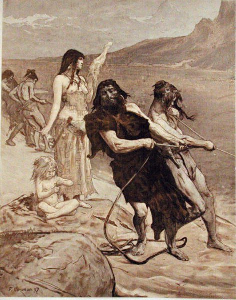 Fiske vid sjön av Fernand Cormon