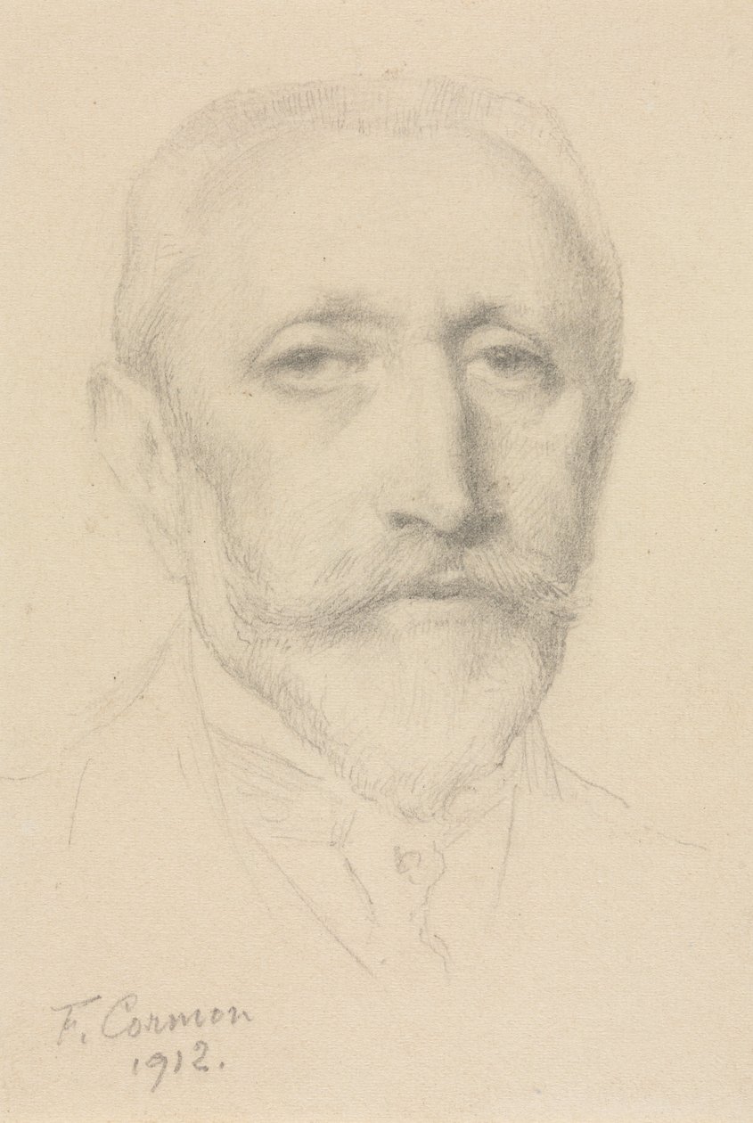 Självporträtt av Fernand Cormon