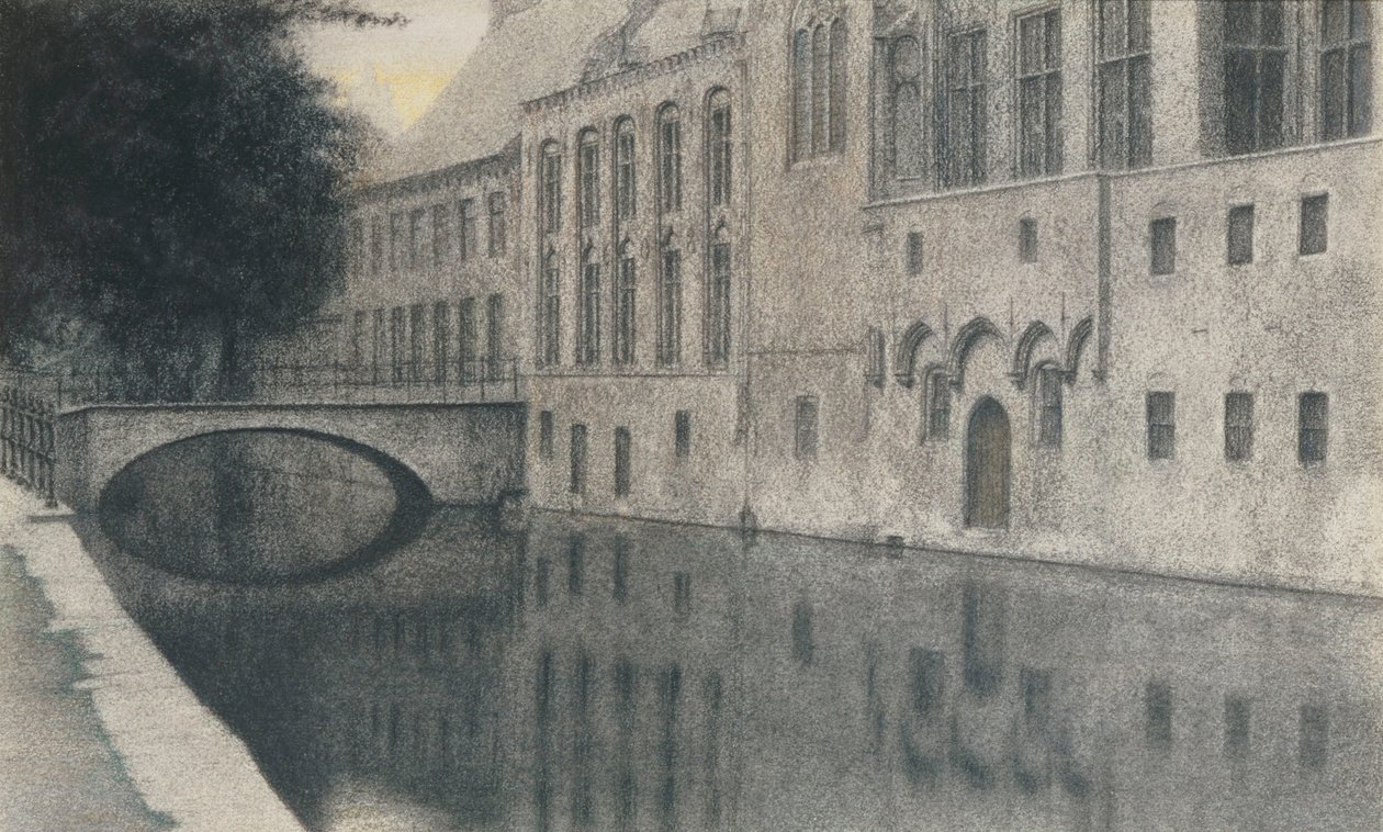 En souvenir från Flandern av Fernand Khnopff