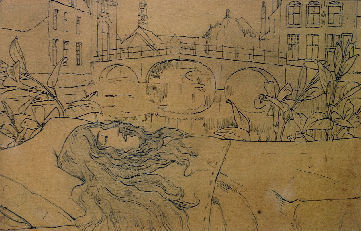 Brygge, Döden av Fernand Khnopff
