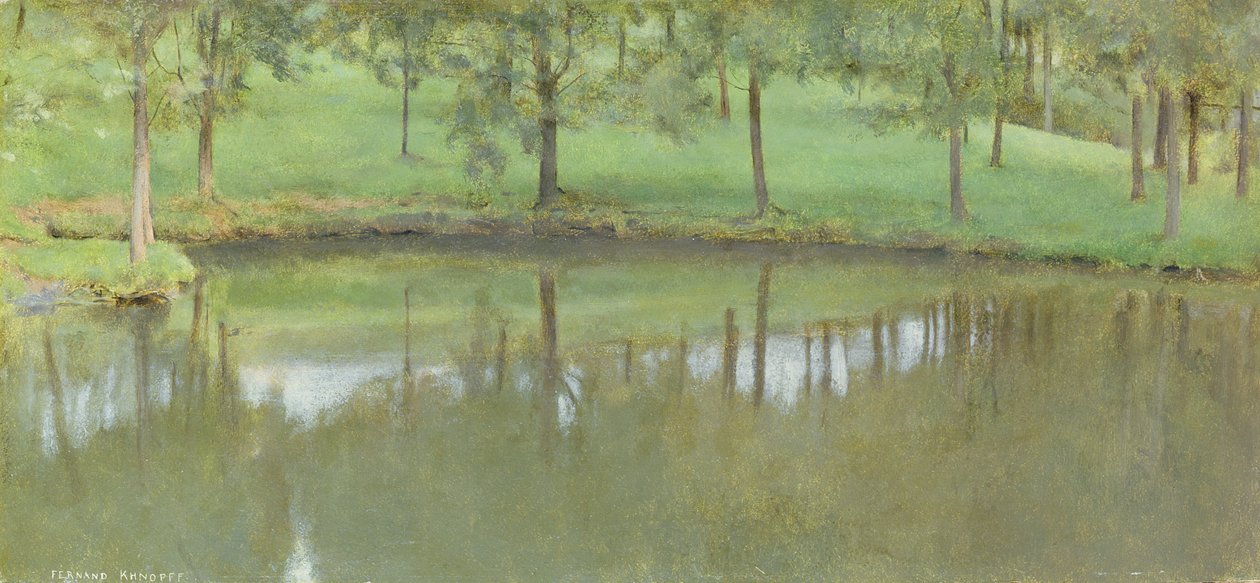 Fosset; Still Water, c.1894 av Fernand Khnopff