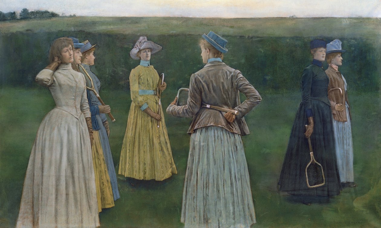 Memories (Lawn Tennis) av Fernand Khnopff