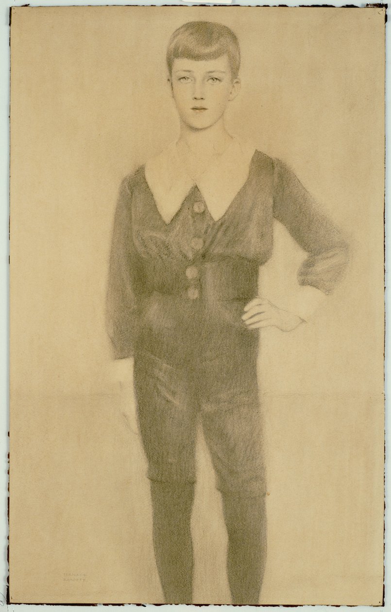 Prins Leopold av Belgien, hertig av Brabant, 1913 av Fernand Khnopff