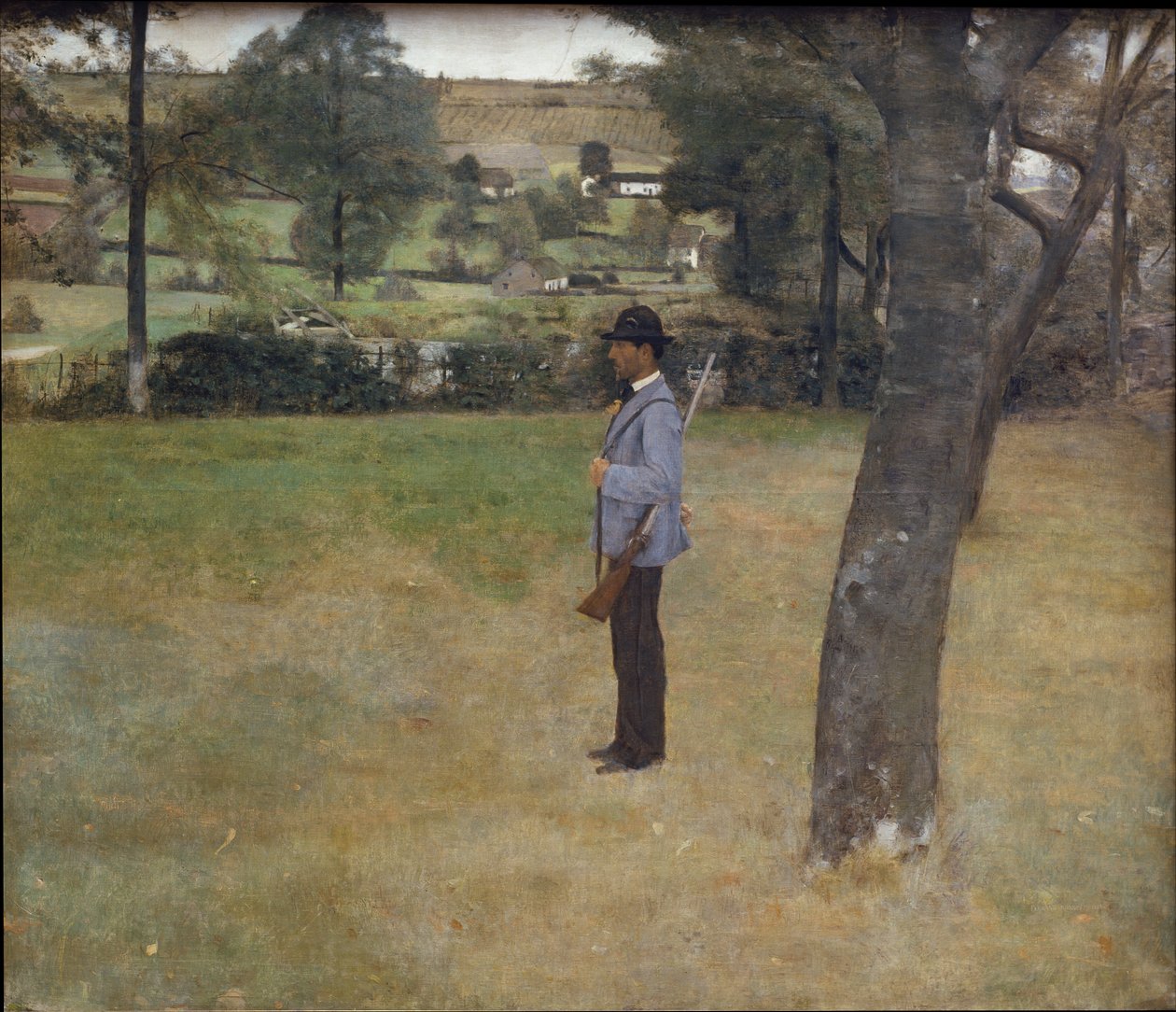 Jaktvaktaren av Fernand Khnopff
