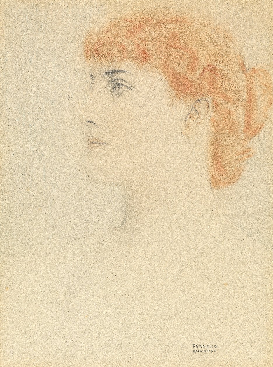 En parisare, 1916 av Fernand Khnopff