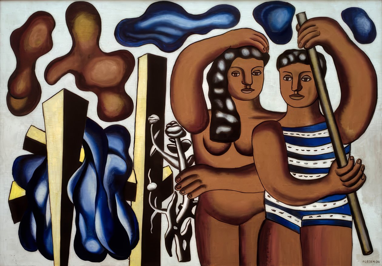 Adam och Eva (studie) av Fernand Leger