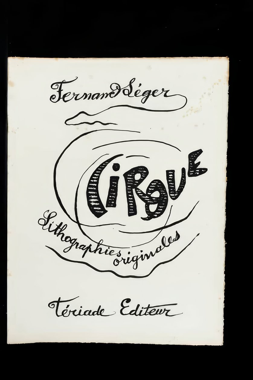 Cirque, omslag av Fernand Leger