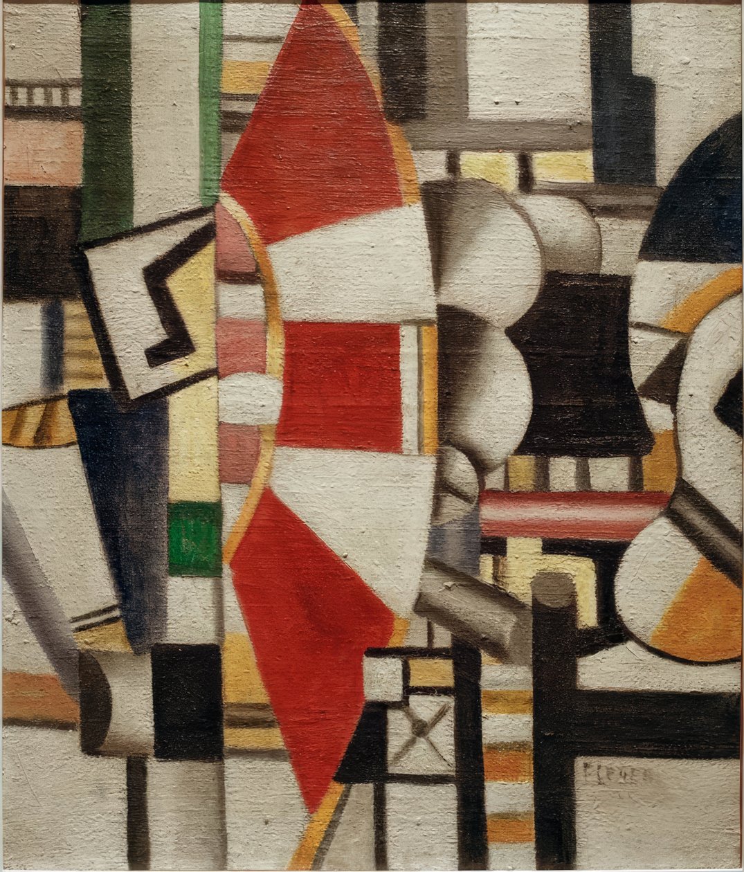 Det röda hjulet av Fernand Leger