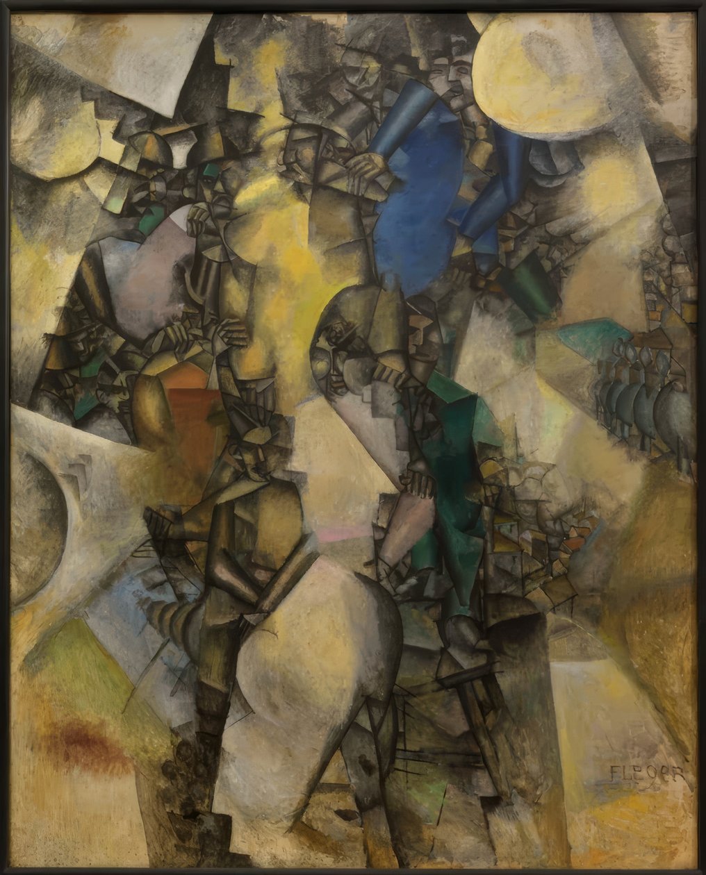Bröllopet, 1911 av Fernand Leger