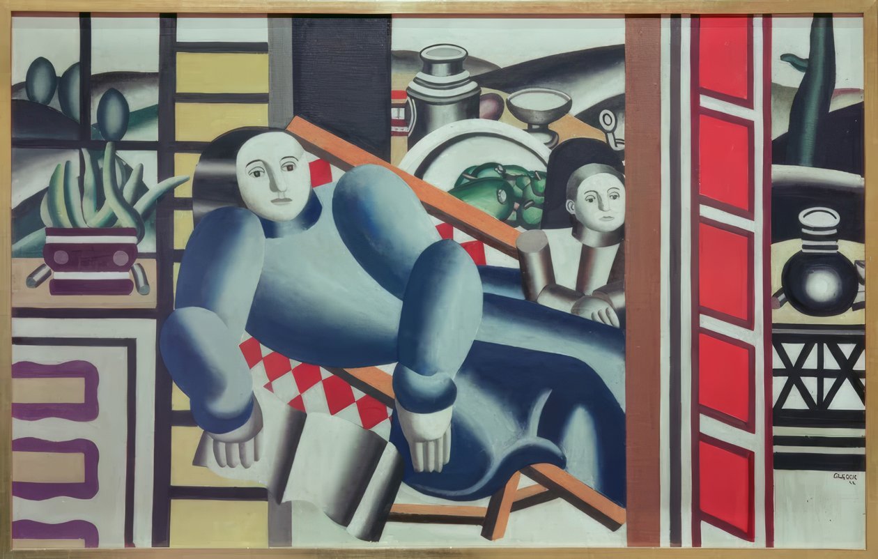 Läsaren (mor och barn) av Fernand Leger