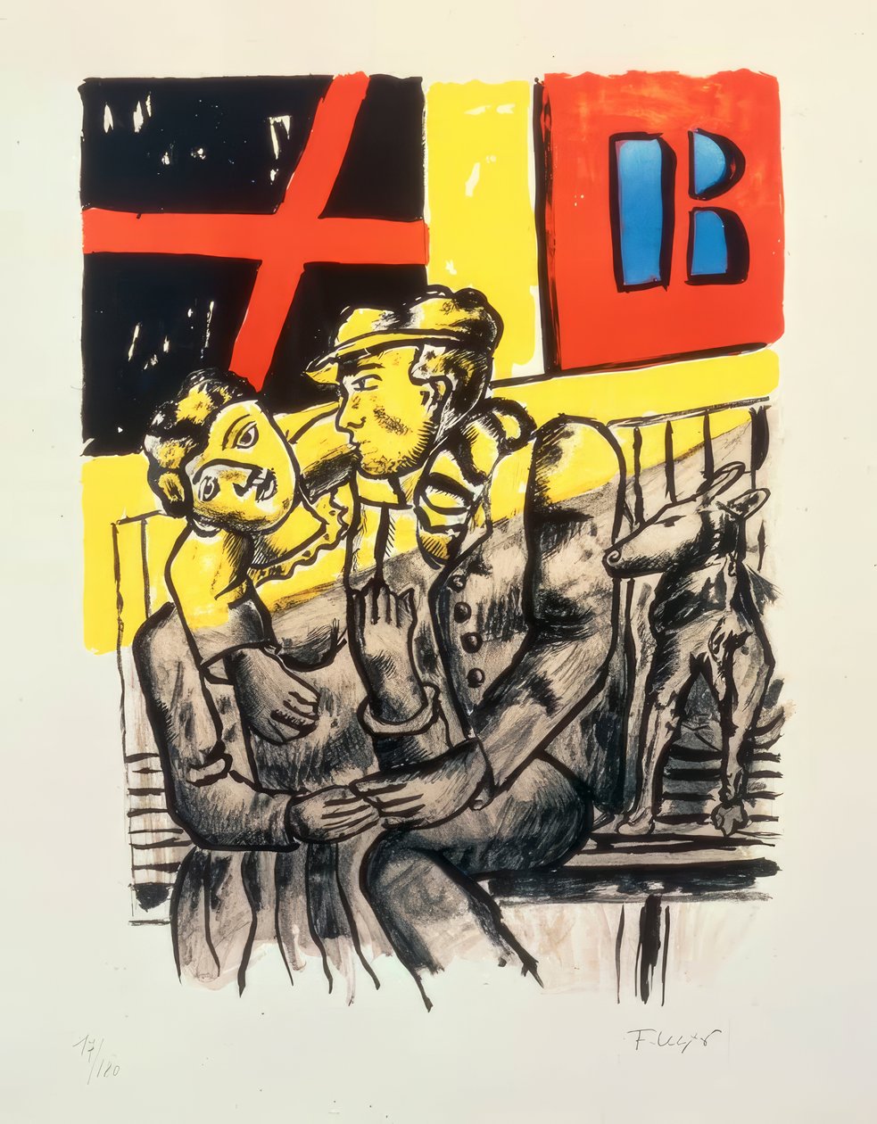 De älskande av Fernand Leger