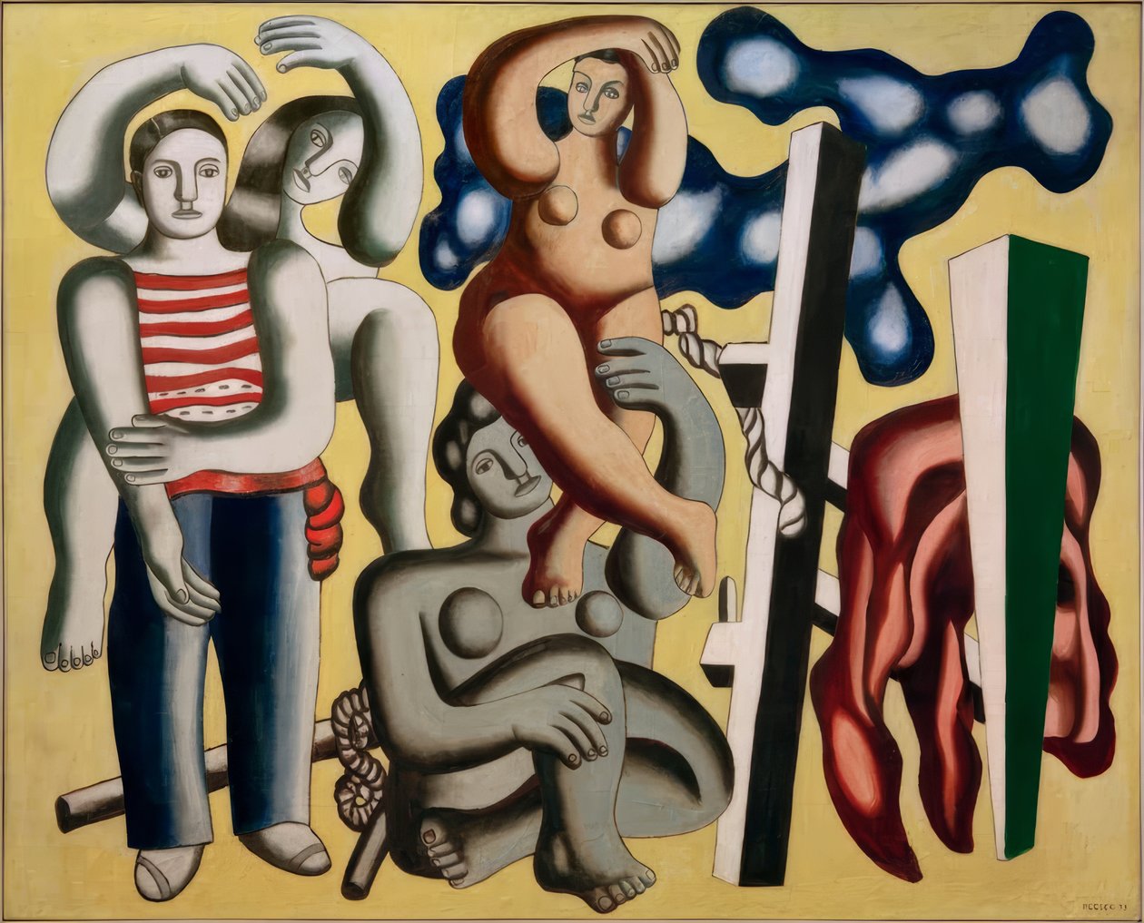 Papegojorna av Fernand Leger