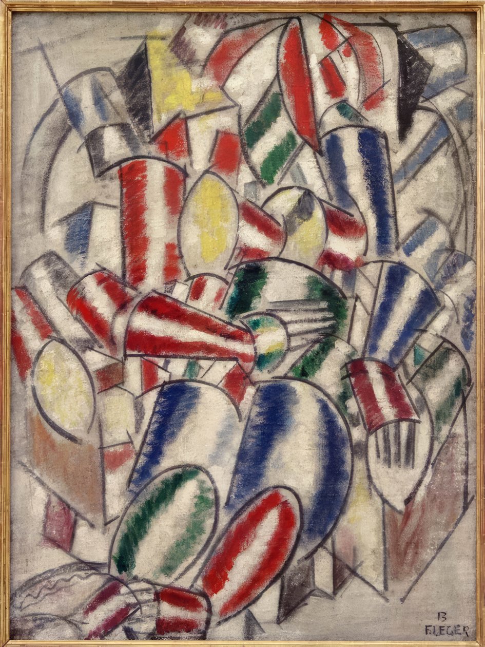Kvinna i fåtölj av Fernand Leger