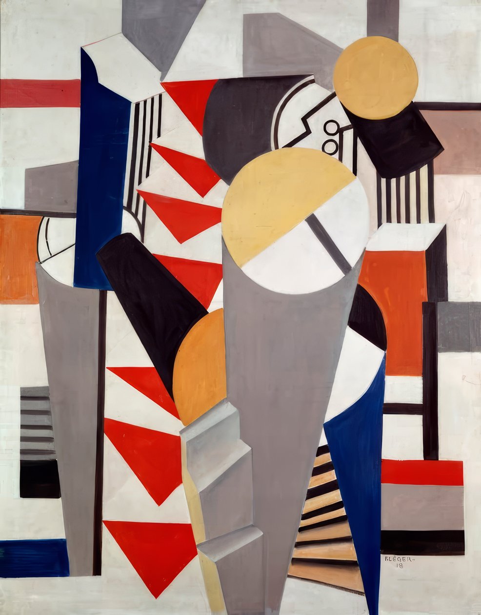 Komposition (Moskva) av Fernand Leger