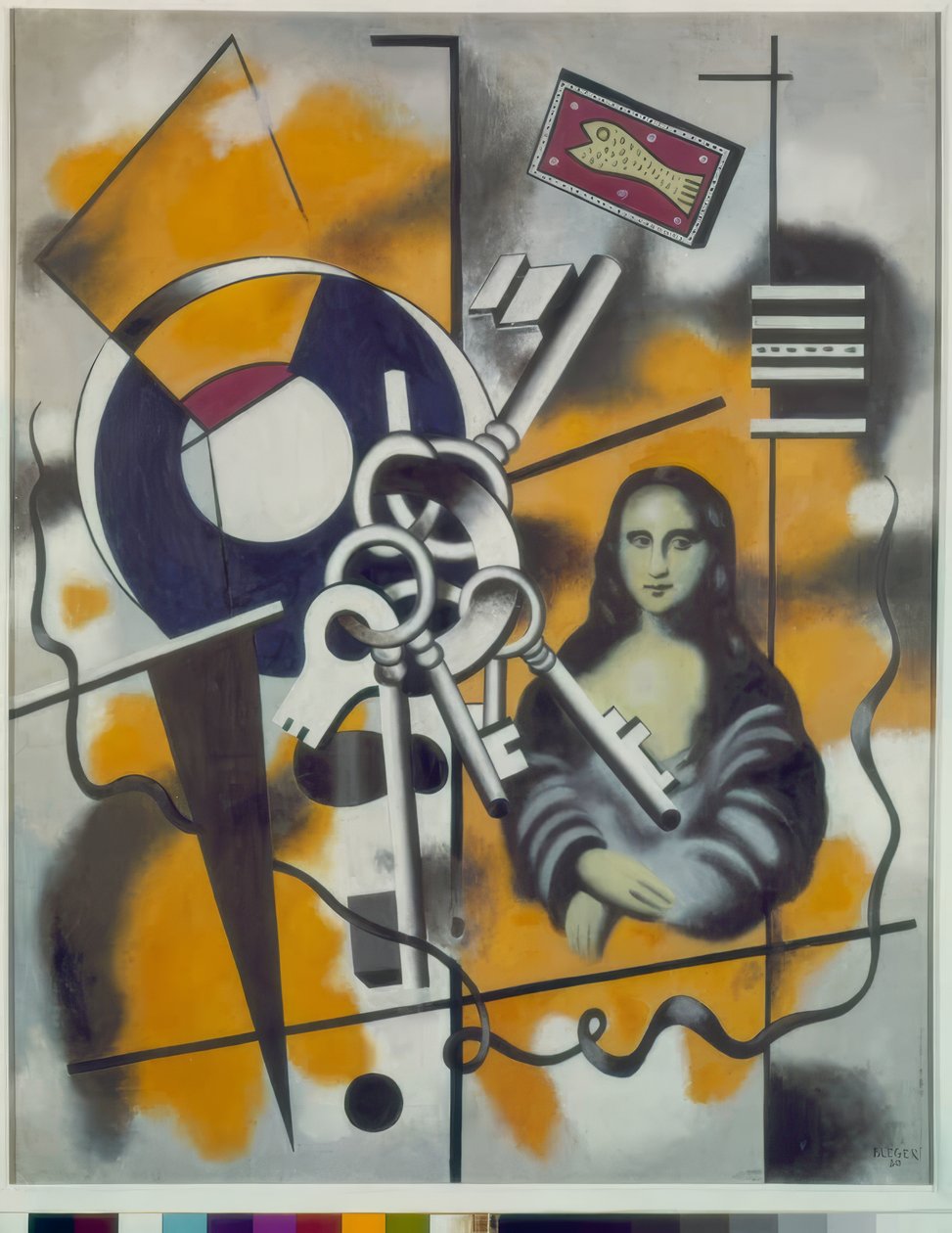 Staden Montparnasse av Fernand Leger