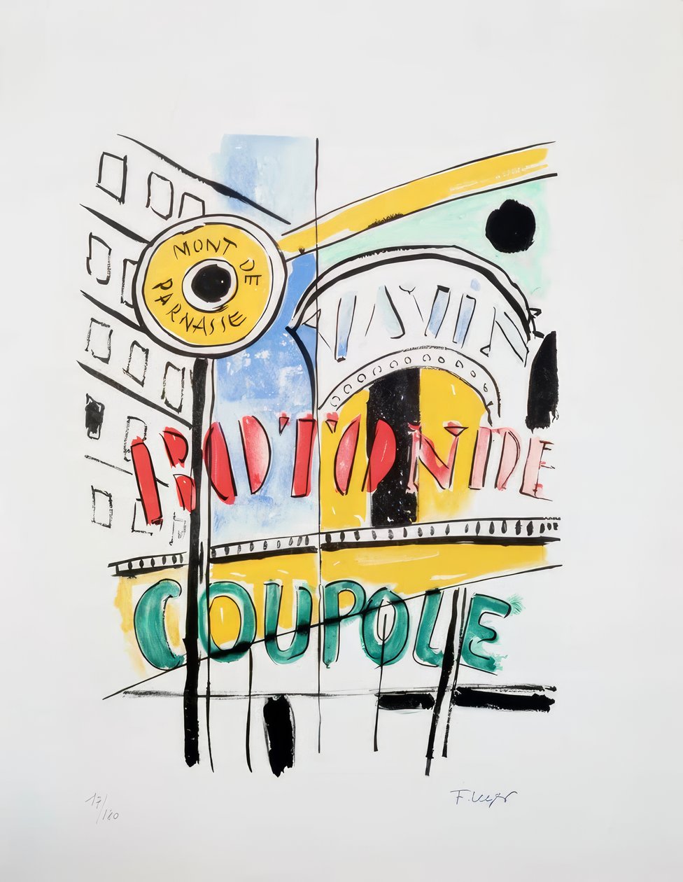 Staden Montparnasse av Fernand Leger