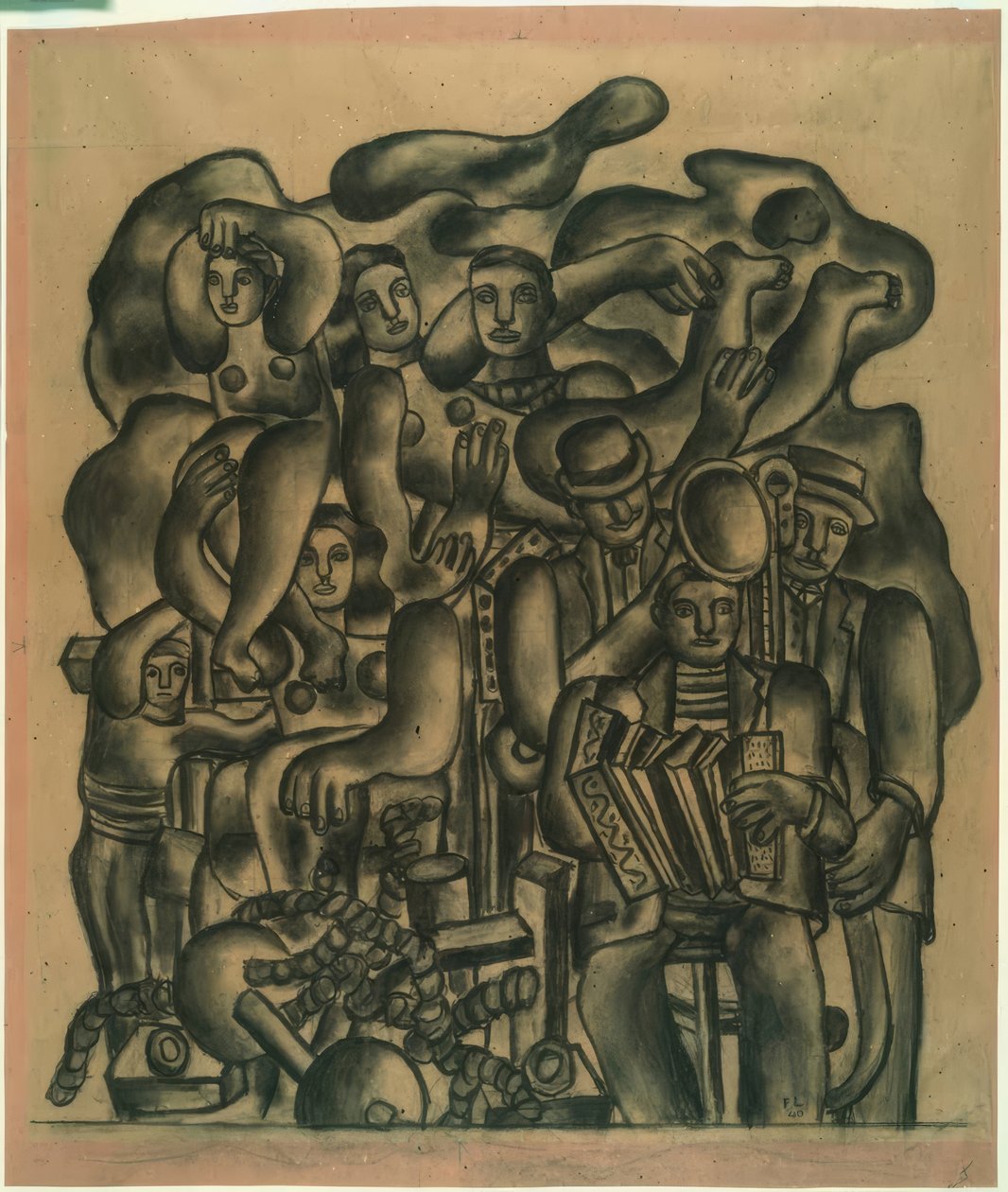 Gatumusikanterna av Fernand Leger