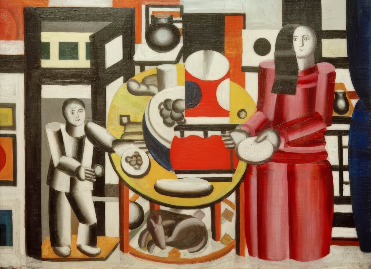 Mor och barn av Fernand Leger
