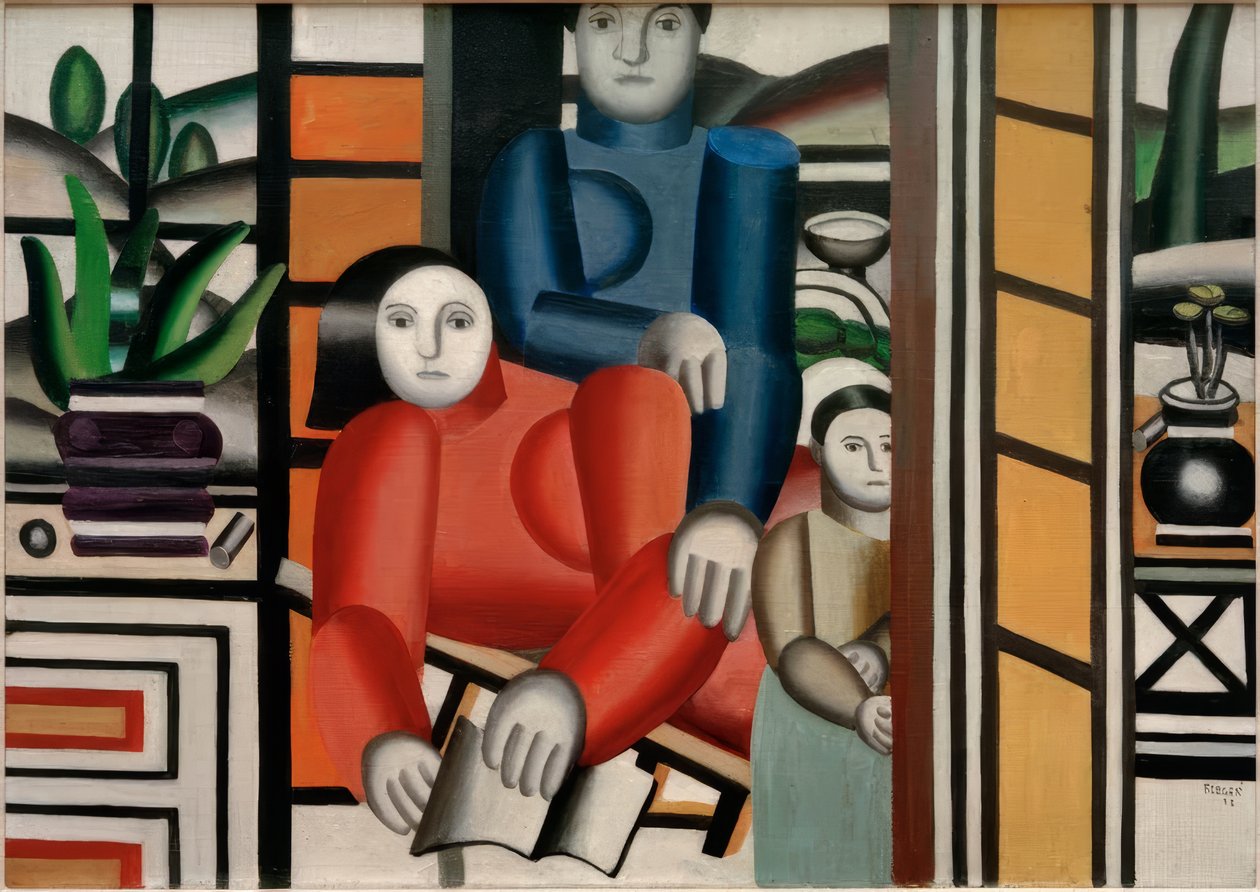 Personer i trädgården av Fernand Leger