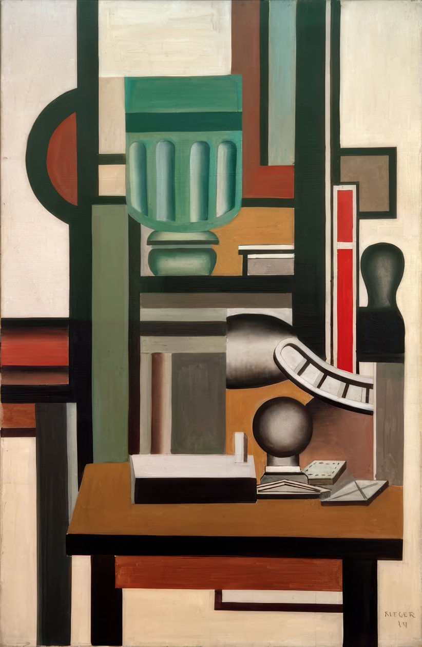 stilleben av Fernand Leger