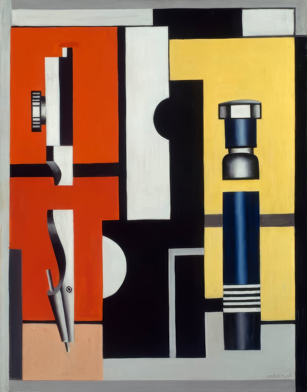 stilleben av Fernand Leger