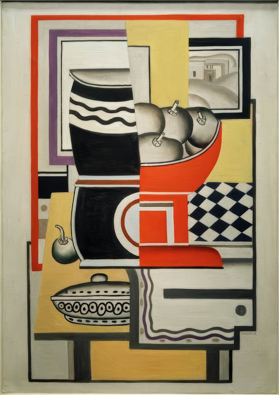 stilleben av Fernand Leger