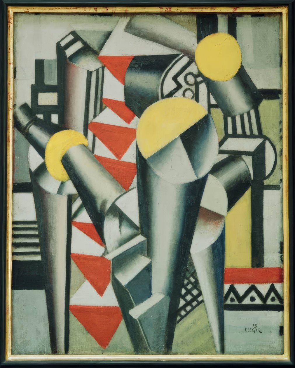 Studie om kortspel av Fernand Leger