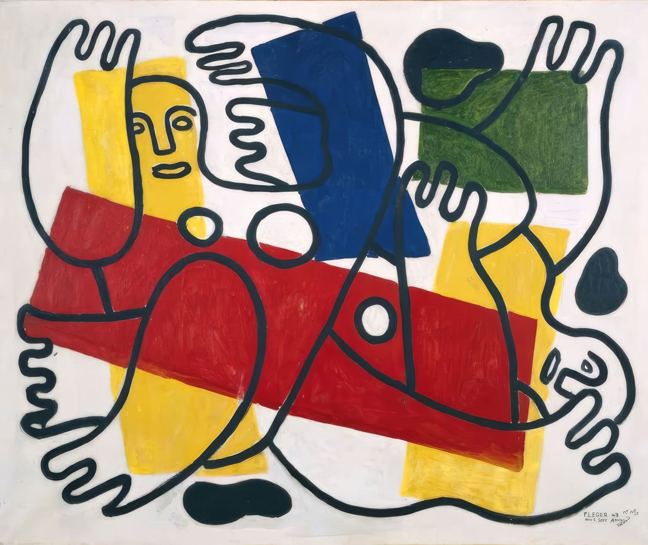 Dykarna av Fernand Leger