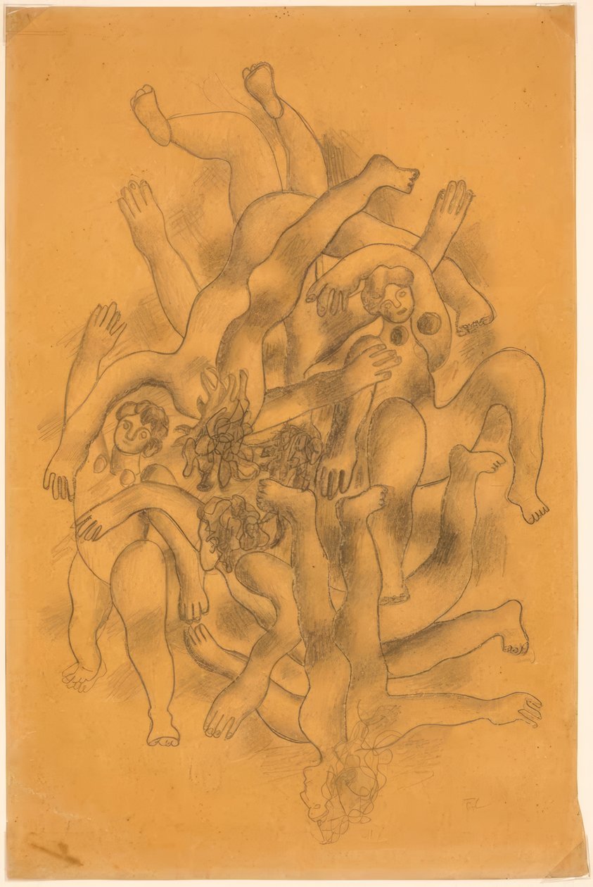 Dykarna av Fernand Leger