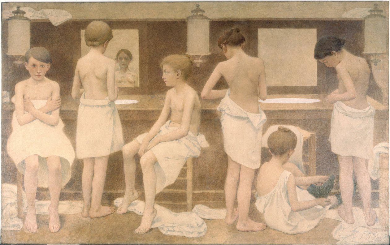 Les Petites Figurantes, mellan 1911 och 1913 (olja på duk) av Fernand Pelez