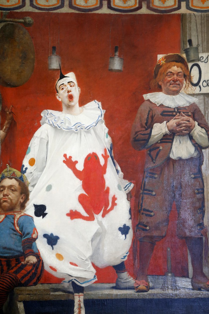 Akrobaterna, detalj, 1888 av Fernand de Cordova Pelez