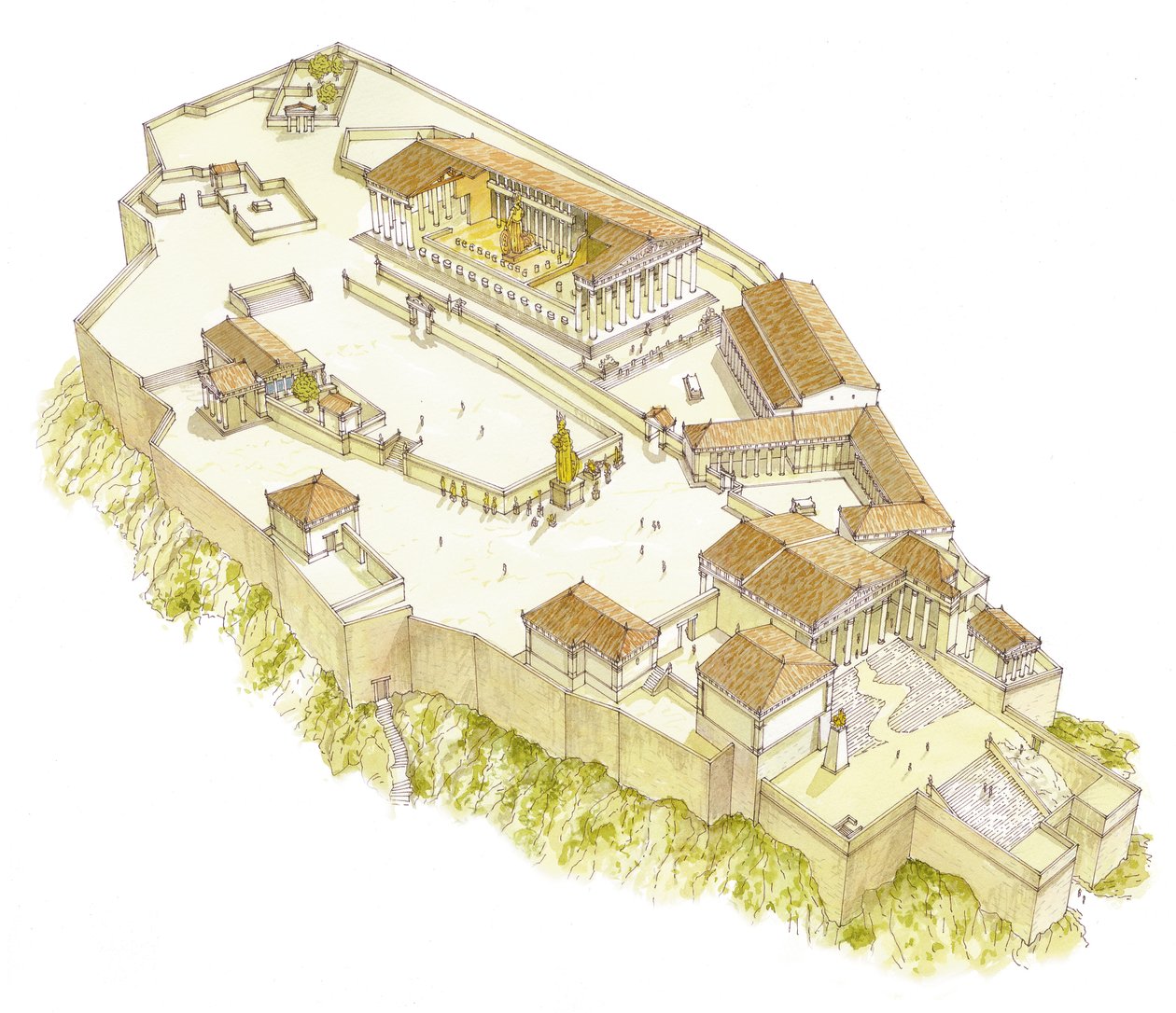 Akropolis, Aten av Fernando Aznar Cenamor