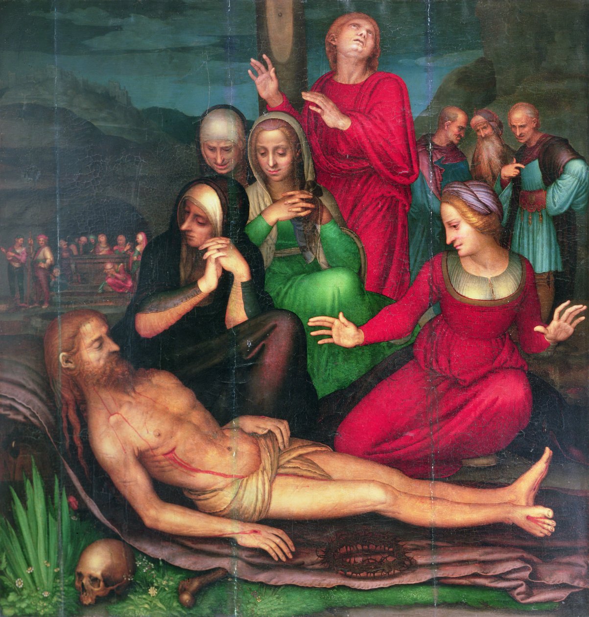 Den döde Kristus, 1500-talet av Fernando Yanez de Almedina
