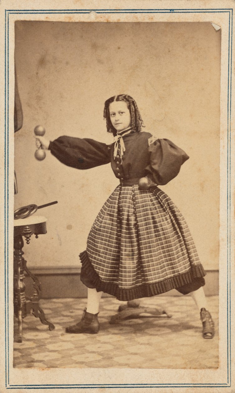Porträtt av en kvinna,ca. 1863-1864 (foto) av Fernando Dessaur