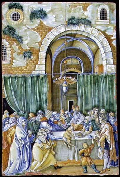 C.91-1961 Panel som visar The Rejection of Joachim