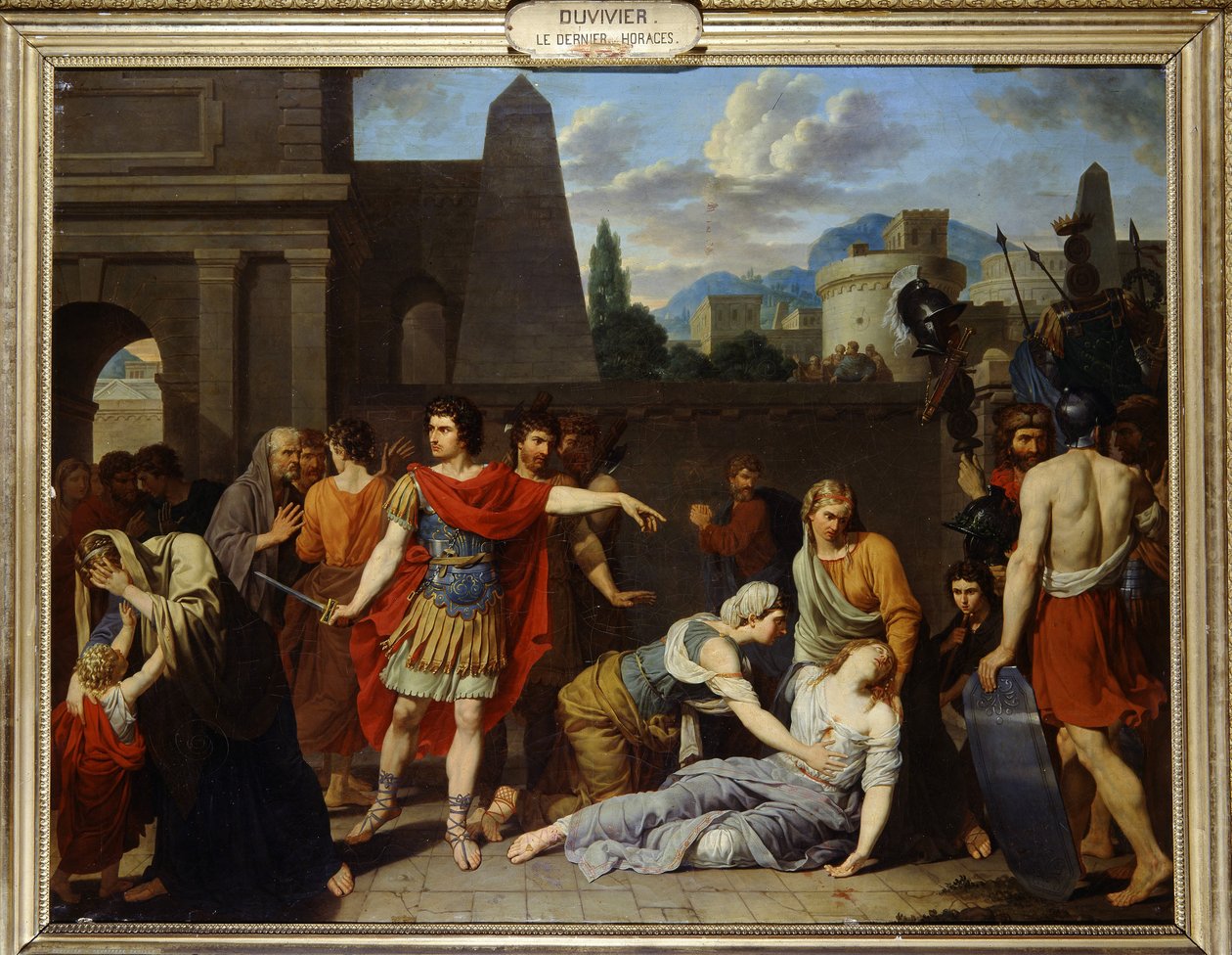 Den sista av Horaces av Duviver. 1600-talet. av Fidelle Duvivier